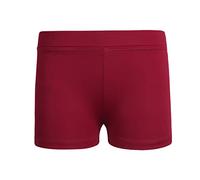 IEFIEL Shorts de Sport Danse Yoga Filles Ete Legging Pantalon Courte Ballet Culotte Vêtement de Sport Boxer de Dance Gym Shorty Jogging 2-16 Ans Bourgogne 8 Ans