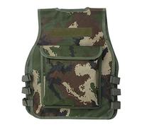 IEFIEL Unisexe Enfant Garçon Gilet Camouflage Tactique Kit Gilet Airsoft Combat Gilet De Formation Champs Gagnant de Jeu CS Poulet Gilet Sans Manches Armée verte 8-14 ans