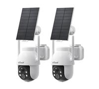 ieGeek 2 pièce 2K Camera Surveillance WiFi Solaire