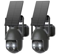 ieGeek 2K (3MP) Camera Surveillance WiFi Exterieure sans Fil Solaire