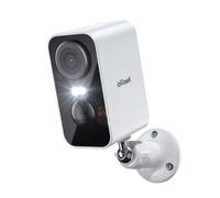 ieGeek 2K Caméra de Surveillance WiFi Exterieure sans Fil Batterie Vision Nocturne Couleur AI & PIR Détection Mouvement Audio IP65