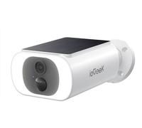 ieGeek 2K Camera Surveillance WiFi Exterieure sans Fil Batterie S1-3MP Camera Solaire Exterieur Vision Nocturne Couleur, Détection Mouvement, Audio Bidirectionnel, IP66, Compatibile Alexa