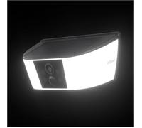 ieGeek 2K Camera Surveillance WiFi Exterieure sans Fil Camera Exterieur Solaire avec Lumens Projecteur, PIR Détection Mouvement