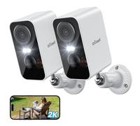 ieGeek 2K Caméra Surveillance WiFi Exterieure sans Fil ZS-GX3S 2pcs