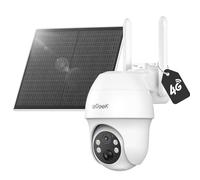 ieGeek 4G LTE Camera Surveillance Extérieure sans Fil Caméra Solaire 2K 3MP