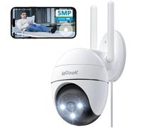 ieGeek 5MP Camera Surveillance WiFi Exterieure, 360° Camera IP, Vision Nocturne Couleur, Détection Humaine, Audio Bidirectionnel
