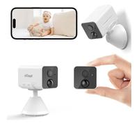 ieGeek Camera Surveillance WiFi Interieur sans Fil Batteries AI/PIR Détection Mouvement Vision Nocturne Audio Bidirectionnel