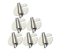 Iegefirm 6 Pièces D'Ourlet Roulé à Coudre, 3 Mm-8 mm 6 Tailles Pression Roulé Machine à Coudre Pied-De-Biche Ourleur Accessoires