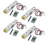 Iegefirm Capteur de Poids de Cellule de Charge NuméRique - 4 Ensembles Cellule de Charge 1KG HX711 AD Module D'Amplificateur de PeséE Amplificateur de Cellule de Capteur de Pression