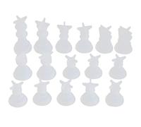 Iegefirm Moule D'éChecs pour RéSine Silicone éChecs RéSine Moule éChecs Cristal éPoxy Moulage Moules pour Bricolage Artisanat Faisant d'anniversaire
