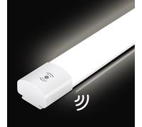 IEGLED 150cm Neon LED Tube avec Détecteur de Mouvement, IP65 Imperméable Reglette, 45W 5000LM Plafonnier LED Tube pour Atelier, Cave, Garage, Bureau, Cuisine