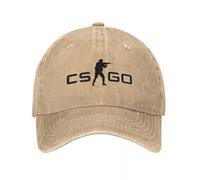 IEINYAUP Counter-Strike 2 CS Go Unisexe Style Casquette De Baseball Jeu De Tir en Détresse Denim Chapeaux Casquette Vintage Extérieur Été Couvre-Chef