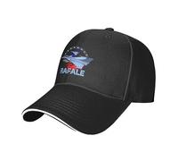 IEINYAUP Dassault Rafale Français Fighterjet Aircraft Cap Casquette de Baseball Chapeau de Luxe Chapeau d’Hiver pour Hommes Femmes, pour Toutes Les Saisons