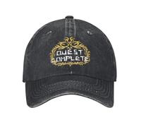 IEINYAUP Monster Le de Hunter World Quest Casquettes de Baseball Complètes Unisexe en Détresse Lavé Couvre-Chef MHW Outdoor Running Golf Adjustable Fit Hat Coton, pour Toutes Les Saisons