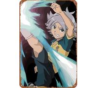 IEITB Inazuma Eleven - Plaque murale vintage en métal - 20,3 x 30,5 cm
