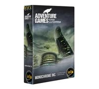IELLO Adventure Games : Monochrome - Version Française - Jeu de Société Coopératif Narratif - Infiltration, Enquête & Énigmes | 1-4 Joueurs | 3x90 Min | Dès 16 Ans