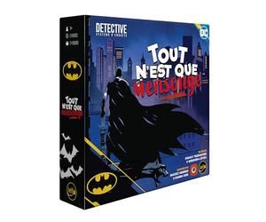 IELLO Detective Batman Tout n’est que Mensonge - Version Française - Jeu Coopératif et Narratif d’Enquête dans l’Univers de Gotham - 4 Enquêtes | 2 à 4 Joueurs | 2 à 3 Heures | Dès 14 Ans