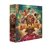 IELLO Diamant - Version Française - Jeu de Stop ou Encore - Prise de Risque & Tension - Exploration de Grotte et Trésors | 3 à 8 Joueurs | 30 Minutes | Dès 8 Ans