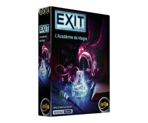 IELLO EXIT : L’Académie de Magie - Version Française - Jeu d’Escape Game coopératif | 1-4 Joueurs | 45-60 Min | Débutant | Dès 10 Ans