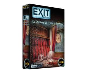 IELLO EXIT : Le Cadavre de l’Orient-Express - Jeu d’Escape Game coopératif | 1-4 Joueurs | 45-90 Min | Enquête | Dès 12 Ans