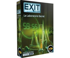 IELLO EXIT : Le Laboratoire Secret - Version Française - Jeu d’Escape Game coopératif | 1-4 Joueurs | 45-90 Min | Confirmé | Dès 12 Ans