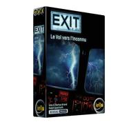 IELLO EXIT : Le Vol vers l’Inconnu - Version Française - Jeu d’Escape Game coopératif | 1-4 Joueurs | 45-90 Min | Débutant | Dès 10 Ans
