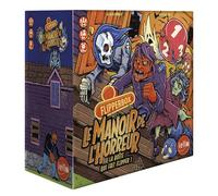 IELLO FlipperBox Le Manoir de l’Horreur - Version française - Jeu de Société d’Adresse avec Dés & Pichenettes - Flipper en Carton, Monstres & Maison Hantée | 2-4 Joueurs | 15 Min | Dès 6 Ans