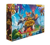 IELLO King of Monster Island | Jeu Coopératif de Richard Garfield | Monstres Géants vs Boss Titanesque | 1 à 5 Joueurs | 45-60 Min | Univers King of Tokyo
