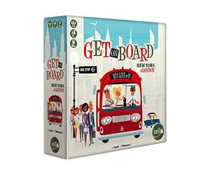 IELLO | Montez à Bord | Jeu de société | À partir de 8 Ans | 2 à 5 Joueurs | Temps de Jeu de 30 Minutes, Multicolore, CSGGETBOARD
