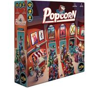 IELLO: Popcorn - Jeu de société de construction de sacs et de placement, gérer une salle de cinéma, attirer les invités du cinéma, jeu de compétition, famille à partir de 10 ans, 2 à 4 joueurs