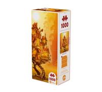 IELLO Puzzle Universe - Art’zimut - Puzzle 1000 pièces - Illustration Olivier Derouetteau - Ambiance Festive - Soft Touch - Fabriqué en Europe