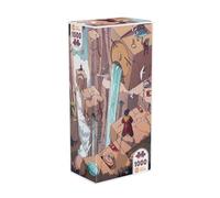 IELLO Puzzle Universe Blocks – 1000 pièces – Illustration Oscar Berman – Soft Touch