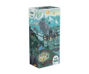 IELLO Puzzle Universe - Chemins Obscurs - Puzzle 1000 pièces - Illustration Pal Posak - Univers étrange - Soft Touch