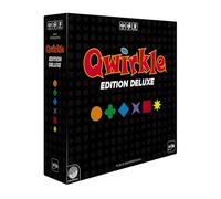 IELLO QWIRKLE Deluxe - Le Jeu de tuiles colorées en Version Premium ! Associez Formes et Couleurs pour marquer Un Max de Points - Un Jeu Malin, stratégique et élégant - Version française