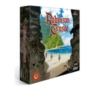 IELLO - Robinson Crusoé : Aventures sur l'île Maudite - Jeu de Société Coopératif de Survie & Exploration - Dès 10 Ans - 1 à 4 Joueurs
