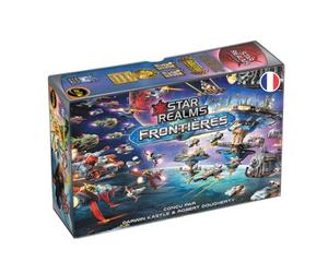 IELLO Star Realms Frontières - Version Française - Jeu de Cartes de Deckbuilding Spatial, Combat Galactique Solo Coopératif ou Compétitif | 1 à 4 Joueurs | 20 à 45 Min | Dès 12 Ans