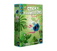 IELLO Jeu d'adresse et de rapidité Sticky Chameleons – Version française, 2–6 joueurs, dès 6 ans