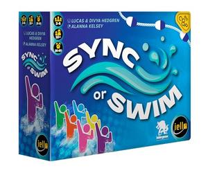 IELLO Sync Or Swim - Version Française - Jeu de Cartes Coopératif de Coordination et de Timing, Défis sous Pression - Application requise | 3 à 6 Joueurs | 30 à 60 Min | Dès 10 Ans