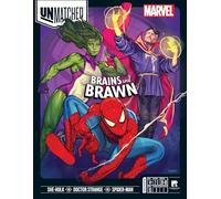 IELLO, Unmatched Marvel : Brains and Brawn, Jeu de société, à partir de 14 Ans, 2 à 3 Joueurs, 20 à 40 Minutes de Temps de Jeu