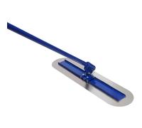 ieLsngai Bull Float Concrete Float Truelle à Béton 120 * 30cm, Lisseuse Beton avec Manche, Truelle de Béton en acier inoxydable, Manche Détachable 1.8m * 3