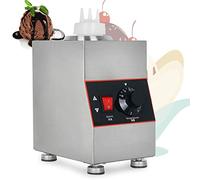 ieLsngai Chauffe-sauce - 1 bouteille à presser en acier inoxydable - Maintien au chaud de 30 à 85 °C - 80 W - Distributeur de sauce - Pour fromage, chocolat, machine de stockage électrique de la