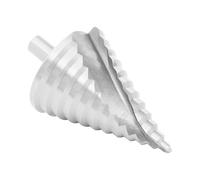 ieLsngai Foret Étagé 6-60mm, Fraise Etage Metal Triangle Conique Titane HSS, Forets Étagé 12 Niveaux de Forage Coniques, PVC, pour Planches Bois, Planches Plastique