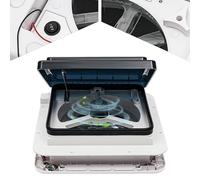 ieLsngai Kit Ventilateur Turbo pour Caravane, Ventilateur de Toit Pour Camping-Car, Silencieux RV Aération Échappement avec LED IP68