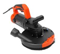 ieLsngai Ponceuse à béton, fraiseuse à béton, fraiseuse de rénovation, kit de meuleuse d'angle 180 mm, 5000 W, avec capot de protection contre la poussière, avec réglage de la vitesse de rotation 1 à