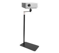 ieLsngai Support de projecteur pivotant à 360 ° - Hauteur réglable de 60 à 120 cm - Support caché pour projecteur - Pied en métal stable