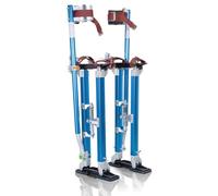 iElyiEsy Échasses en aluminium pour cloison sèche de 45,7 à 76,2 cm - Hauteur réglable - Pour peinture sur plaque de plâtre, finition, élagage des branches ou nettoyage - Bleu