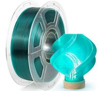 IEMAI PETG Filament 1.75mm 1Kg, Transparent Bleu Océan PETG Filament Pour Imprimante 3D, Précision Dimensionnelle +/- 0.02mm