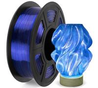 IEMAI PETG Filament 1.75mm 1Kg, Transparent Bleu PETG Filament Pour Imprimante 3D, Précision Dimensionnelle +/- 0.02mm