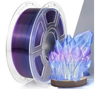 IEMAI PETG Filament 1.75mm 1Kg, Transparent Couleur Dégradée Bleu Violet PETG Filament Pour Imprimante 3D, Précision Dimensionnelle +/- 0.02mm