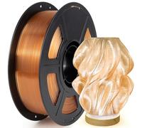 IEMAI PETG Filament 1.75mm 1Kg, Transparent Marron Clair PETG Filament Pour Imprimante 3D, Précision Dimensionnelle +/- 0.02mm